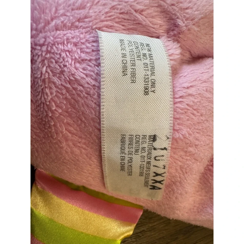 Fisher Price Pink Baby 1st First Doll 10 Inch Blue Eyes Plush Stuffed Rattle Toy